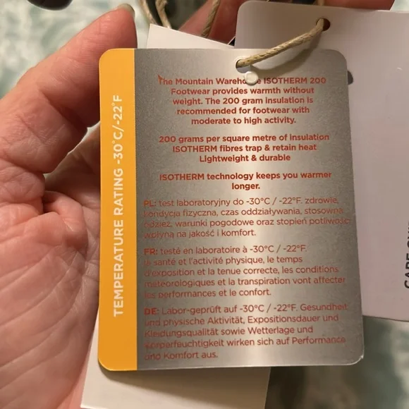 NWT Mountain Warehouse Snowflake Extreme Waterproof Thermal Snow Boot size 10 - Picture 5 of 9